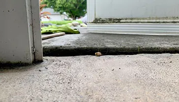 Garage floor lifting repair