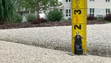 Senior Centers concrete raising
