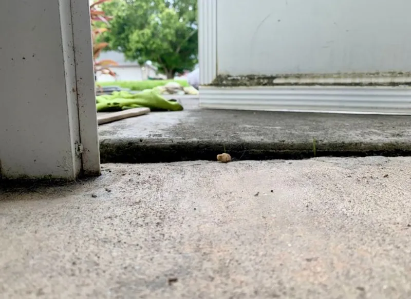 Garage floor lifting repair Garage floor lifting repair