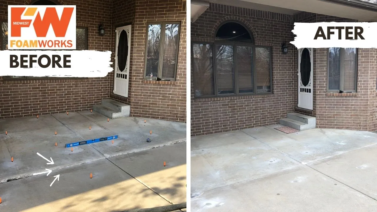 Patio lifting and stabilizing Wichita, KS
