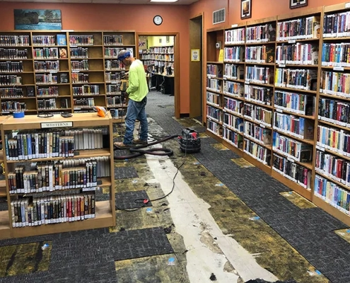 Public LIbrary Concrete Leveling Wichita