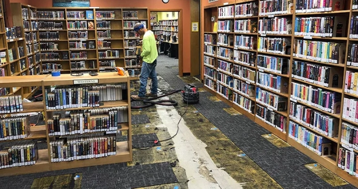 Public LIbrary Concrete Leveling Wichita