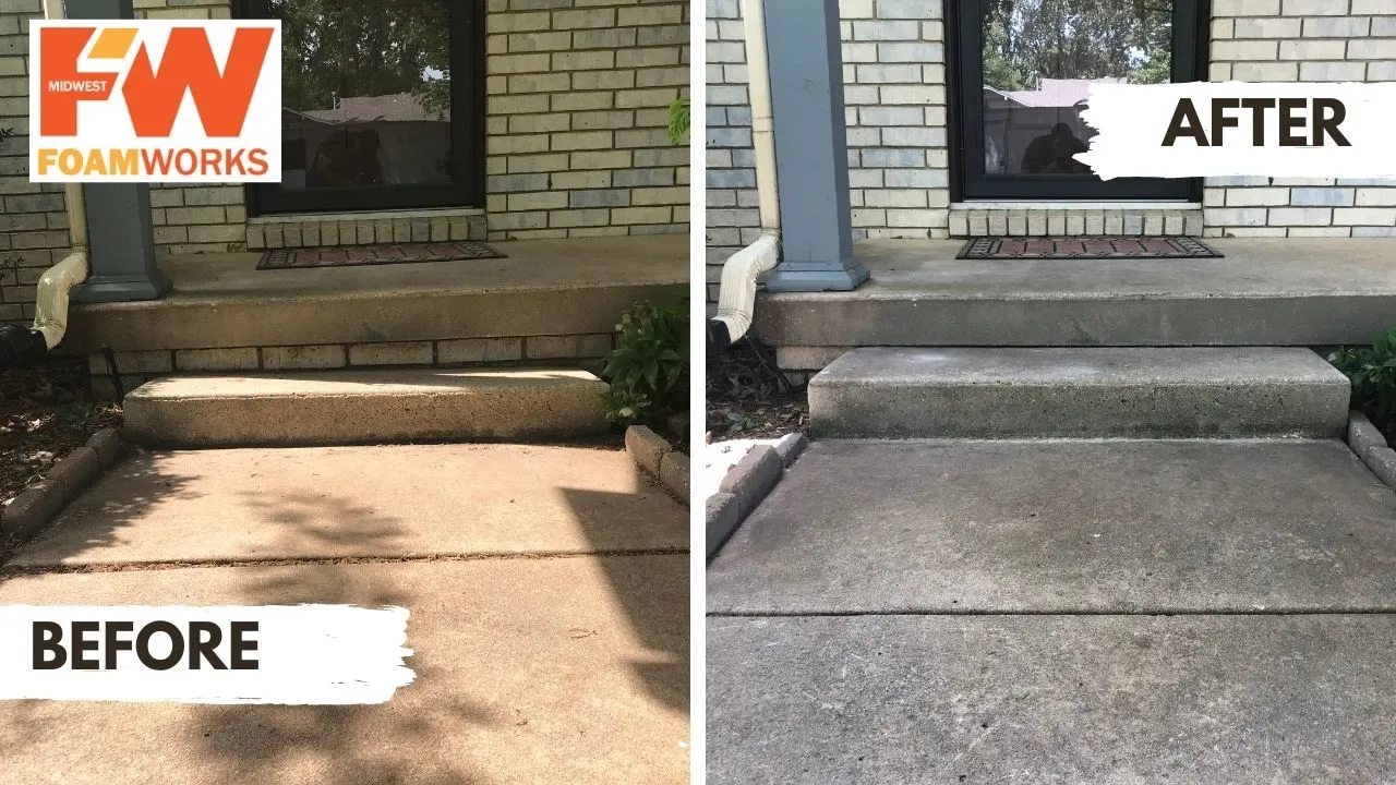 Step and Walkway concrete lifting Wichita Step and Walkway concrete lifting Wichita