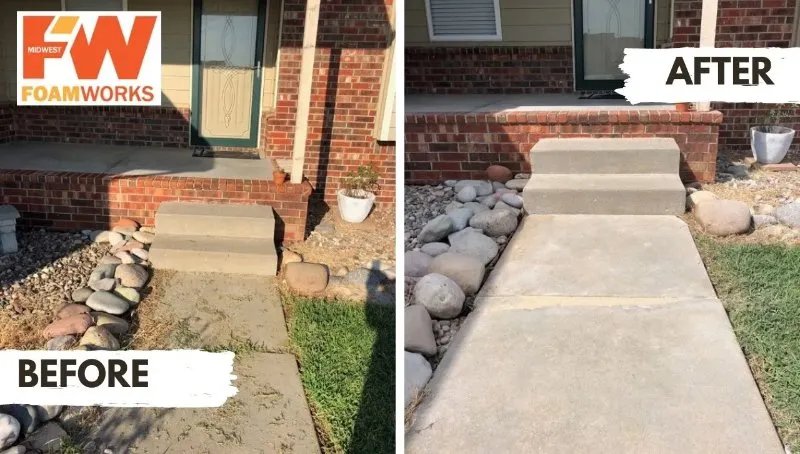 Steps and walkway Repaired Andover, KS